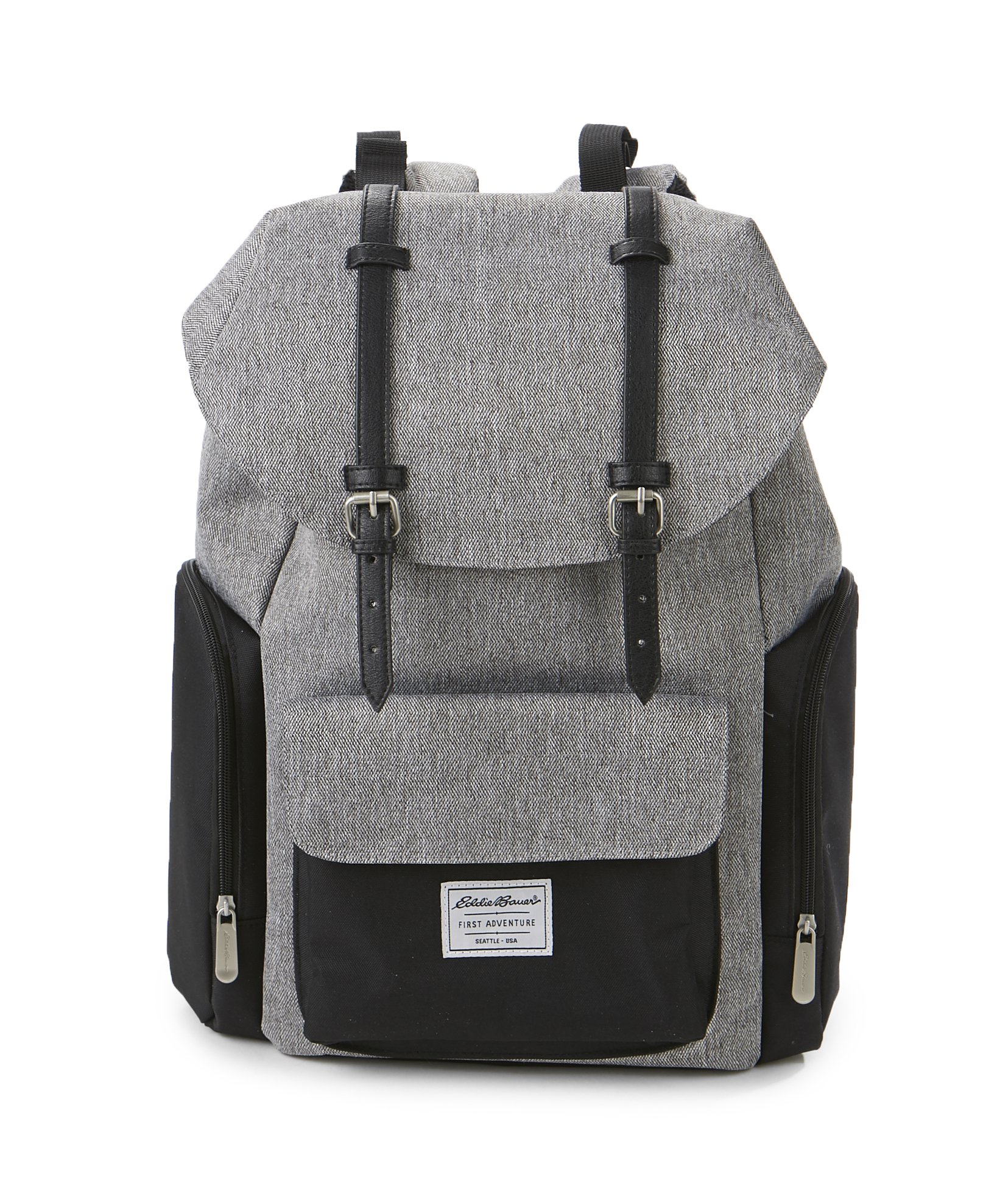 Eddie Bauer Silver Backpack Interior with Pink Trim Eddie Bauer Diaper Bag, Cascade Backpack (1 each) Delivery  main image 2