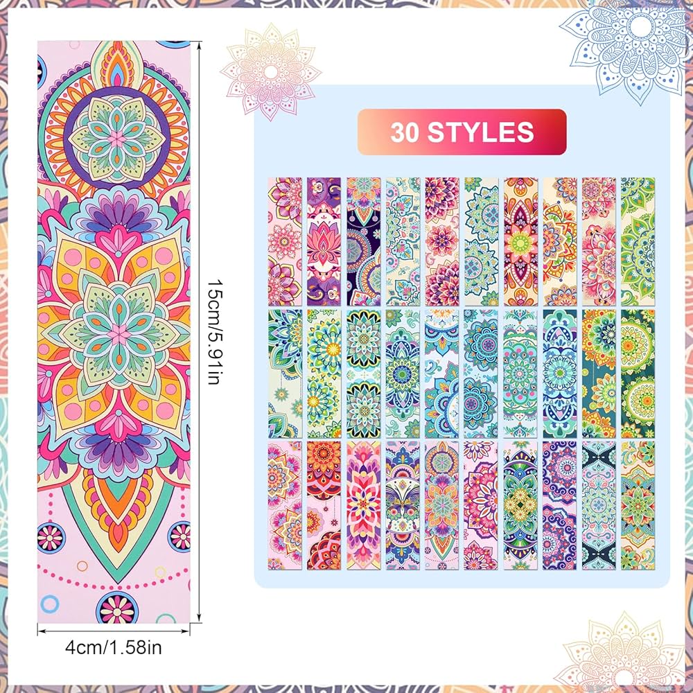 Segnalibri Fiori MWOOT - 30 Pezzi Colorati, Per Libri E Decorazione - Foto 5