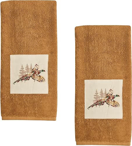 Park Designs Gamekeeper Terry Hand Towel Set of 2