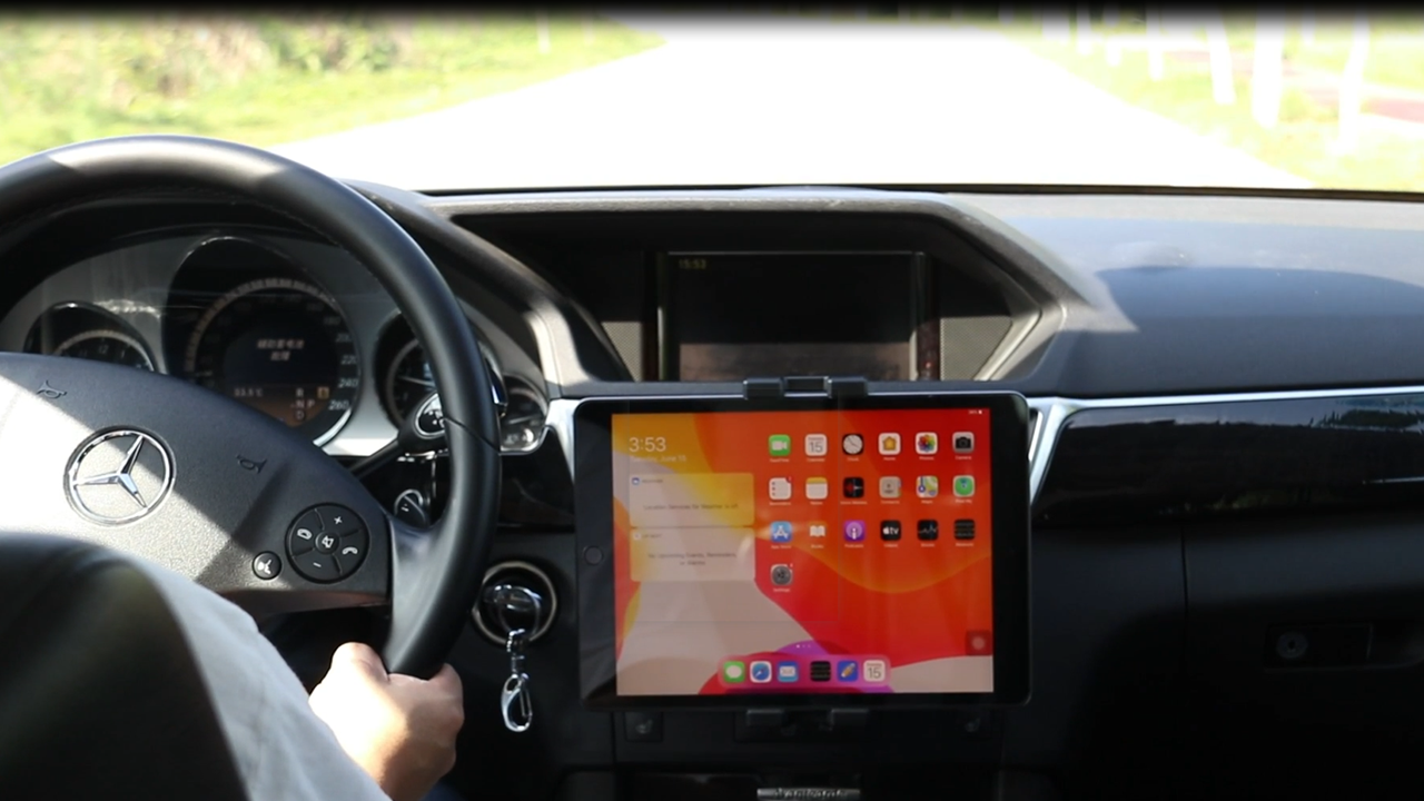 Supporto Tablet Per Auto Da Slot CD - Braccio Telescopico Regolabile - Foto 4