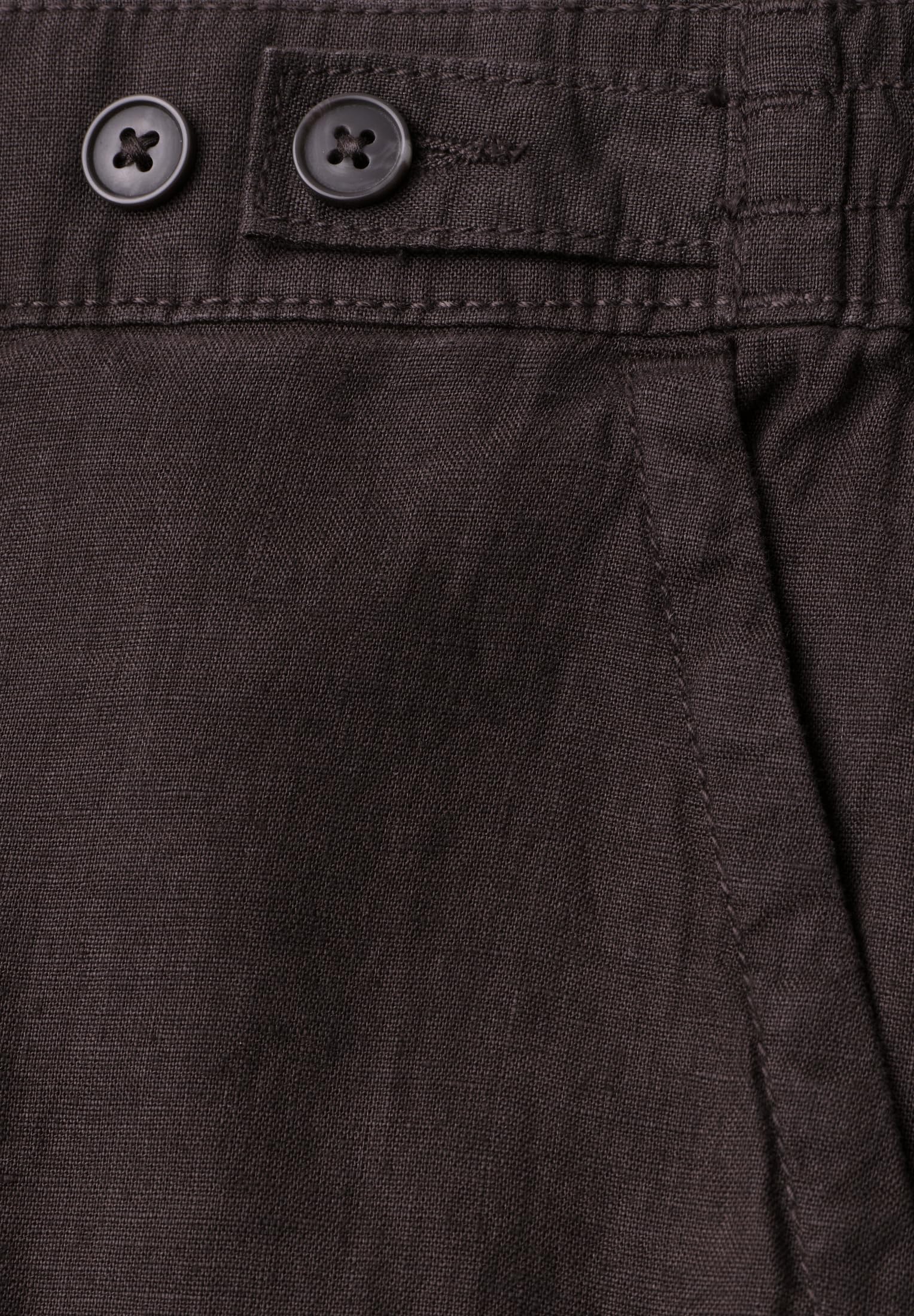 Street One 3716896 - Pantalones de Lino con Detalle de Botones Mujer