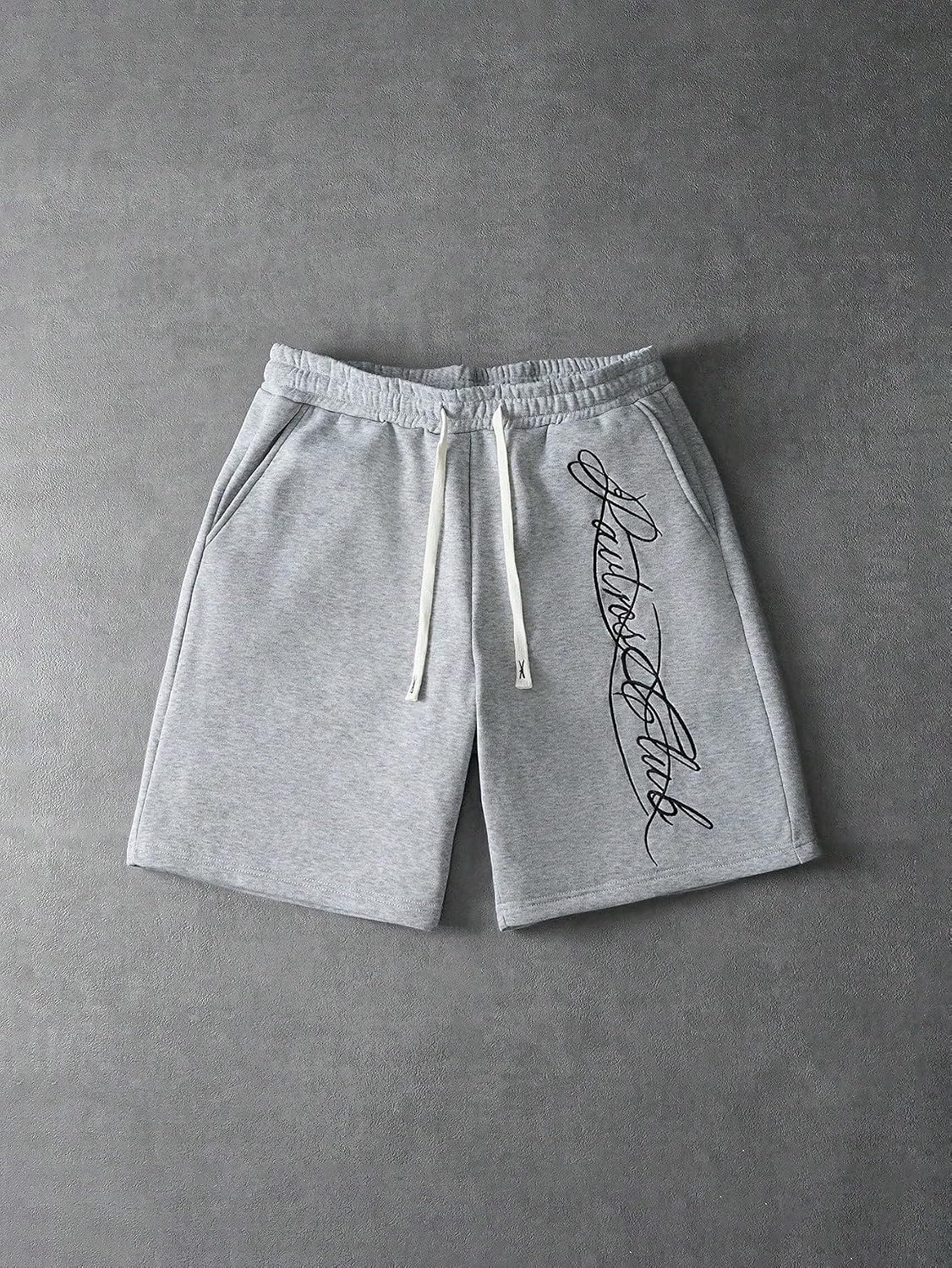 Men's 3 Pack Sweat Camo Shorts Script Casual Jogger with Pockets