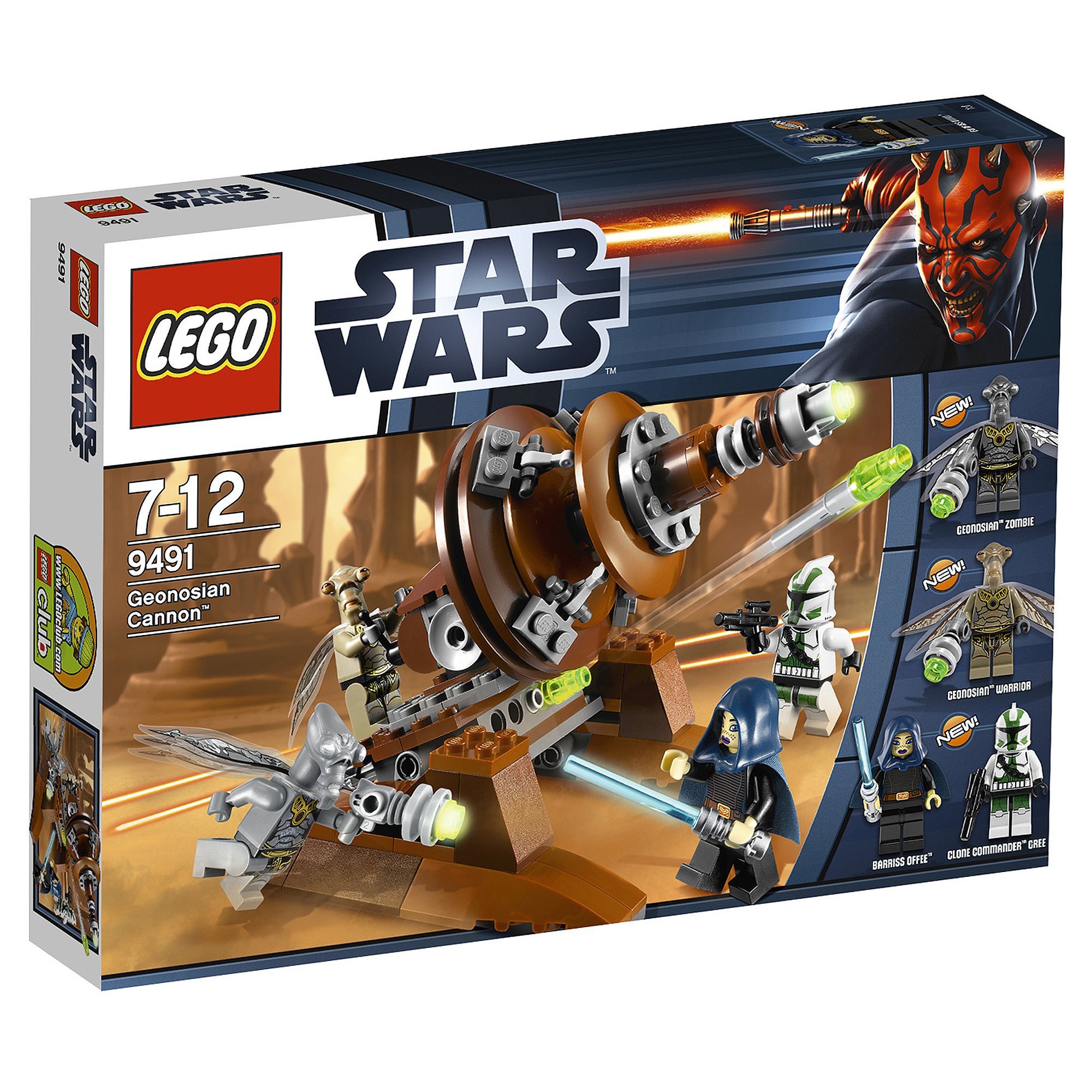 Amazon.com: LEGO Star Wars Geonosian Cannon 9491 : Toys \u0026 Games