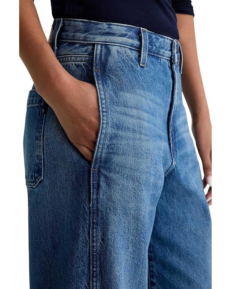 AG Jeans Mercer High Rise Cuffed Barrel Jean In Nouveau - #3 of 4