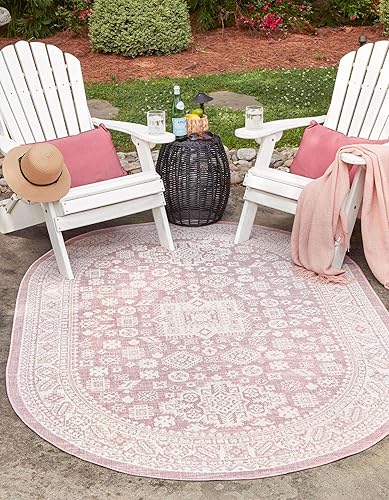 Miniatura 287 de Rugs.com Outdoor Aztec Collection Alfombra – 4 x 6 pies alfombra de tejido plano gris carbón perfecta para salas de estar, grandes comedores, planos