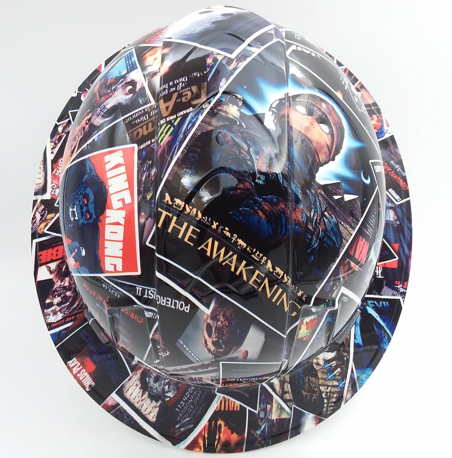 Wet Works Imaging Customized Pyramex Full Brim Horror Movie Poster Hard Hat with Ratcheting Suspension