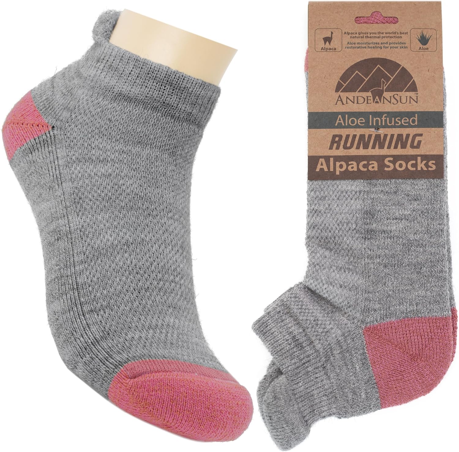 Running Alpaca Socks Aloe Infused