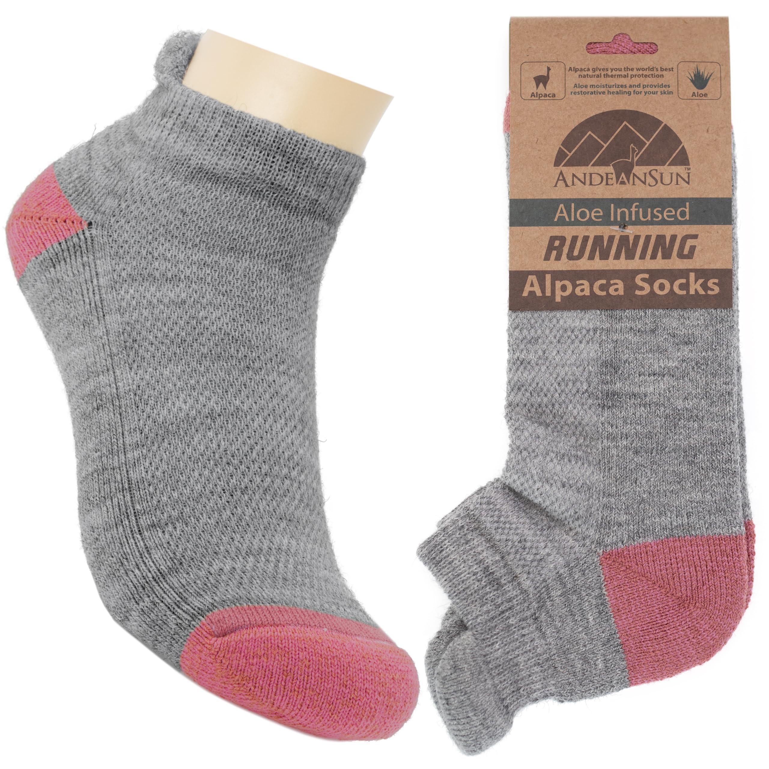 Running Alpaca Socks Aloe Infused