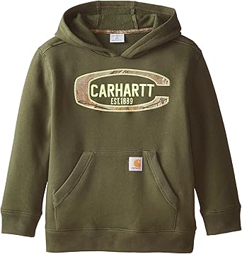 Amazon.com: Carhartt Big Boys 'algodón camuflaje C sudadera, L, Verde oliva  : Ropa, Zapatos y Joyería