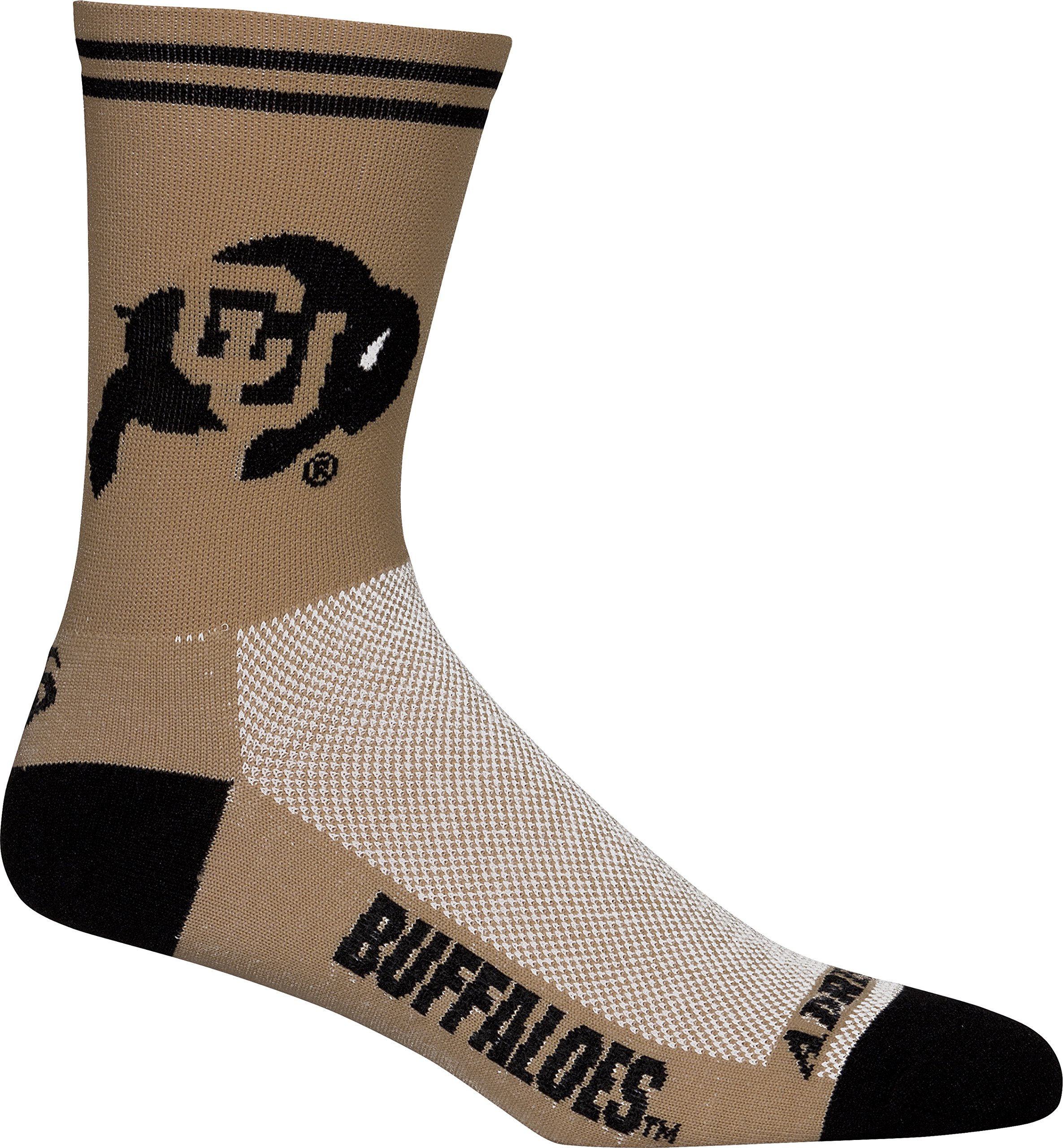NCAA Colorado Buffaloes Cycling/Triathlon/Running Socks, Small/Medium