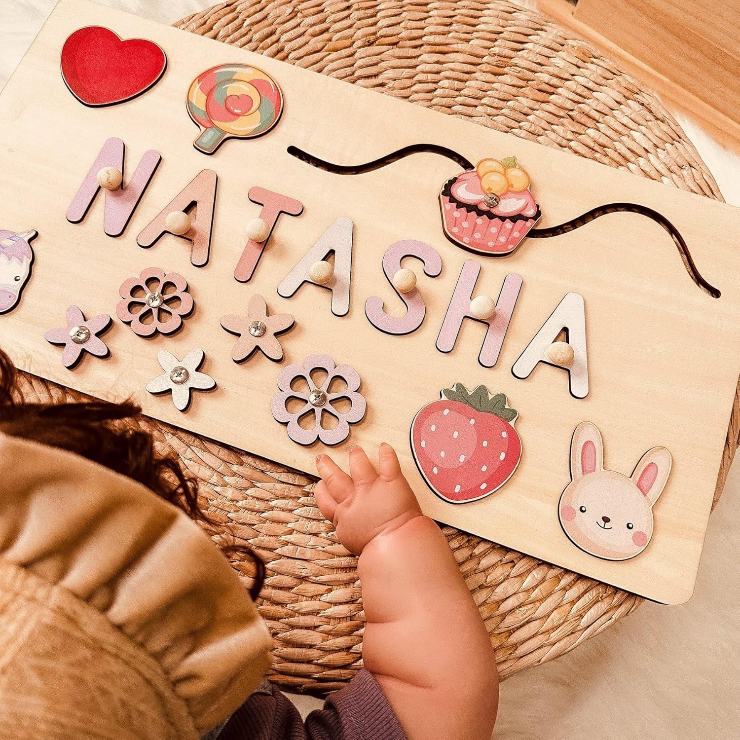 Personalized Name Puzzle Gifts for Kids Toddlers, Custom