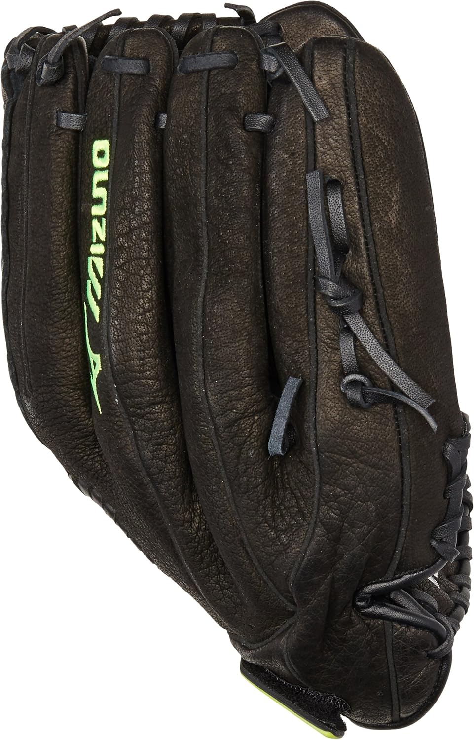 Mizuno GPL1200F1 Prospect Fastpitch Series Left Handed Throw Youth Softball Mitt, Black, 12.00-Inch
