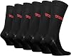 Levi’s Classic-Socken Normalschnitt langlebige Socken aus Bio-Baumwolle mit recycelten Anteilen 6er-Pack