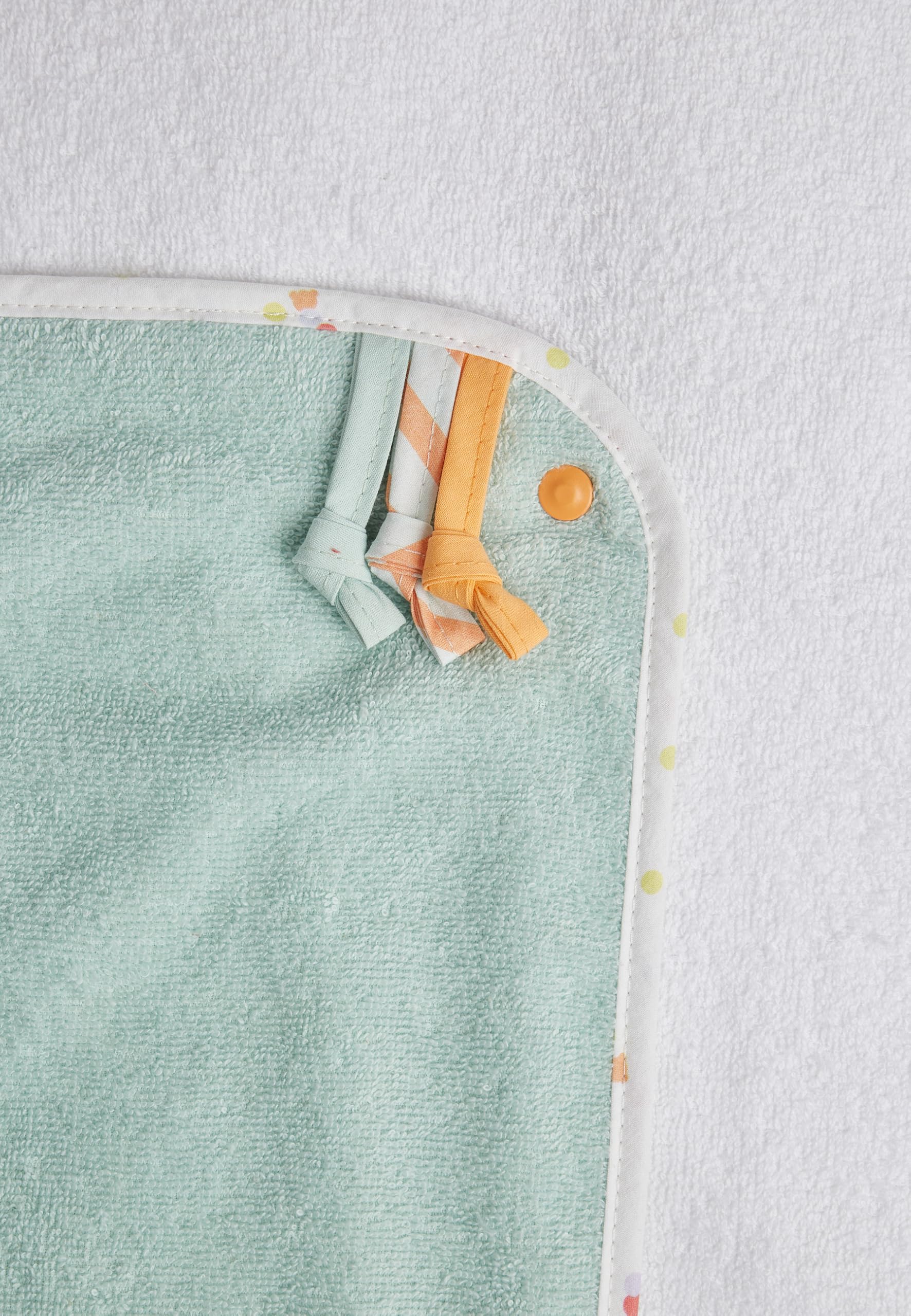 Sterntaler Wickelauflagenbezug Bär Bo, Wickelauflage, saugfähige Baumwolle, abtrennbares wasserundurchlässiges Frottee, süße Stickereien, auch als Wickelunterlage für unterwegs, 80×90×0,5 cm, mintgrün