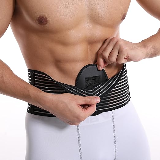 Faja Hernia Umbilical Hombre Mujer Cinturón Abdominal Compresión miniatura 4