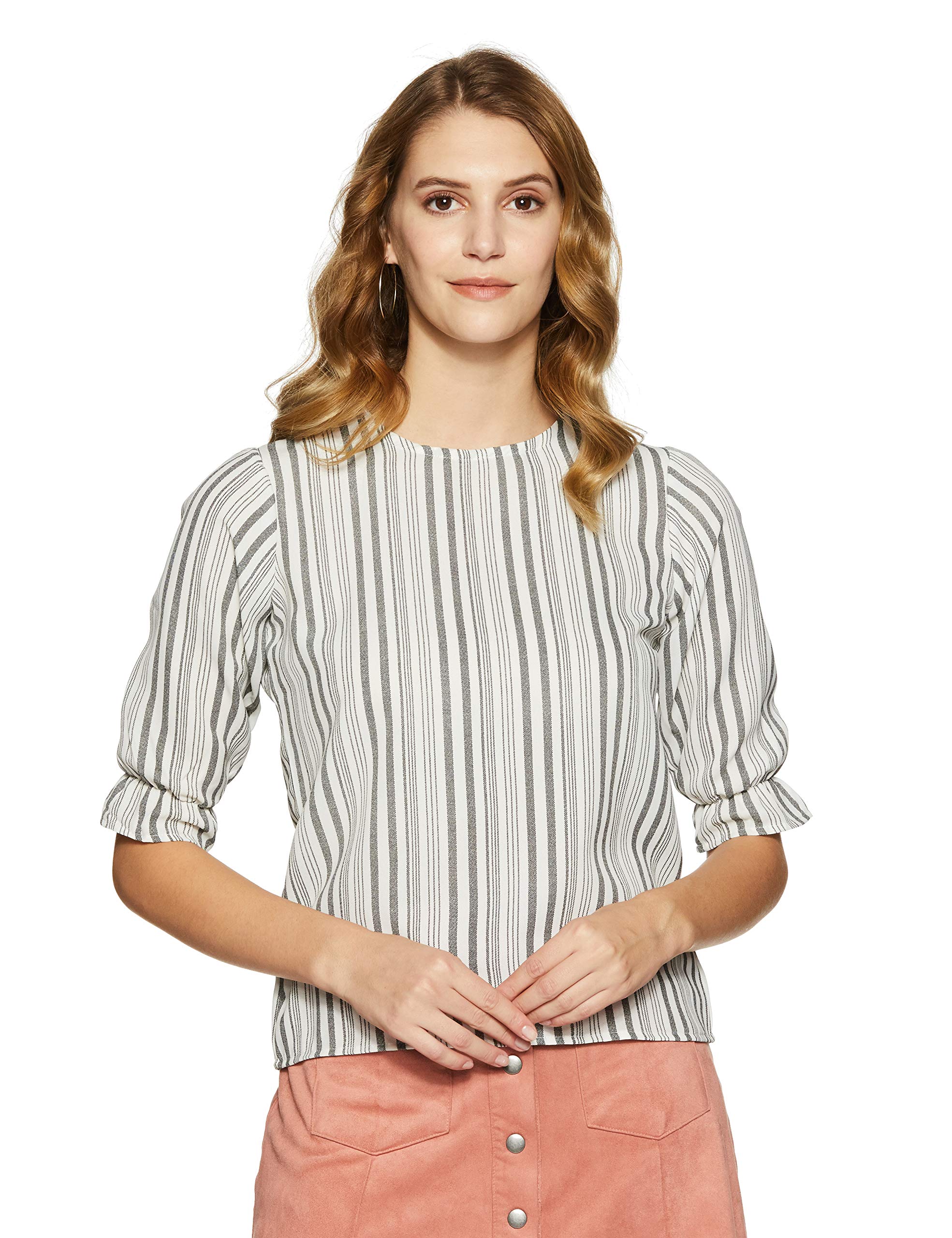 Women's Striped Regular Fit Top
