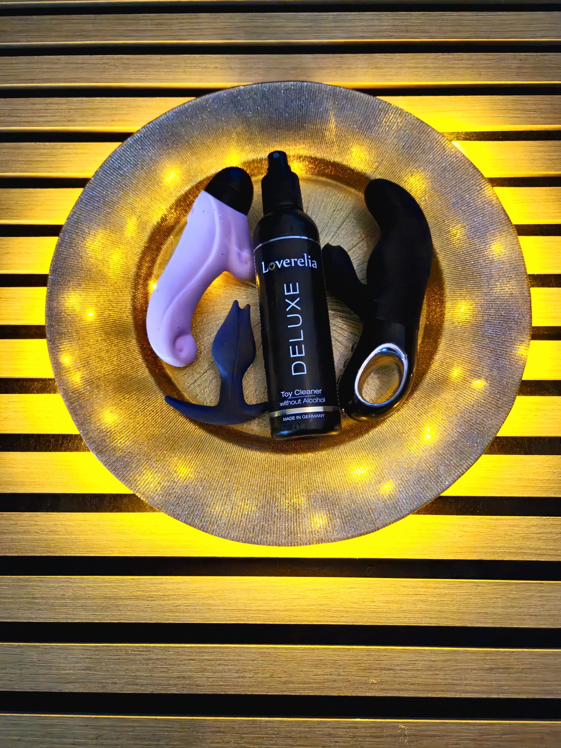 Deluxe Toy Cleaner, spray detergente per giocattoli sessuali, igienico ed efficace, senza alcol e profumo, per la pulizia delicata di Sextoys Made in Germany (200 ml (1 X 200 ml)