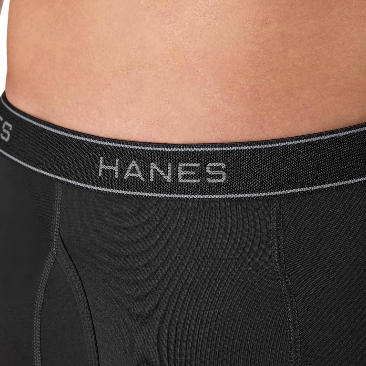 Hanes Men's Underwear Boxer Pack, Performance Stretch Underwear, Moisture-wicking Boxer for Men, 6-pack - Image 5