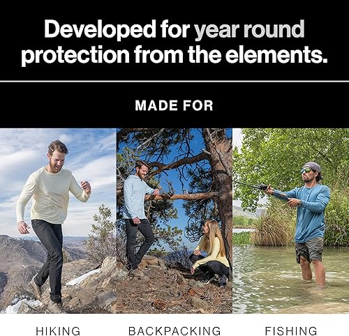 Miniatura 5 de Denali Performance Teaser playera manga larga con mega protección solar UV UPF 50+ para hombre