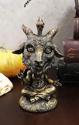 Miniatura 7 de Ebros Caprichosa Cabra Sabática de Mendes Samael Lilith Baphomet Bobblehead Figurine LaVeyan Baphomet Adoración El Caduceo Símbolo Bobble Heads