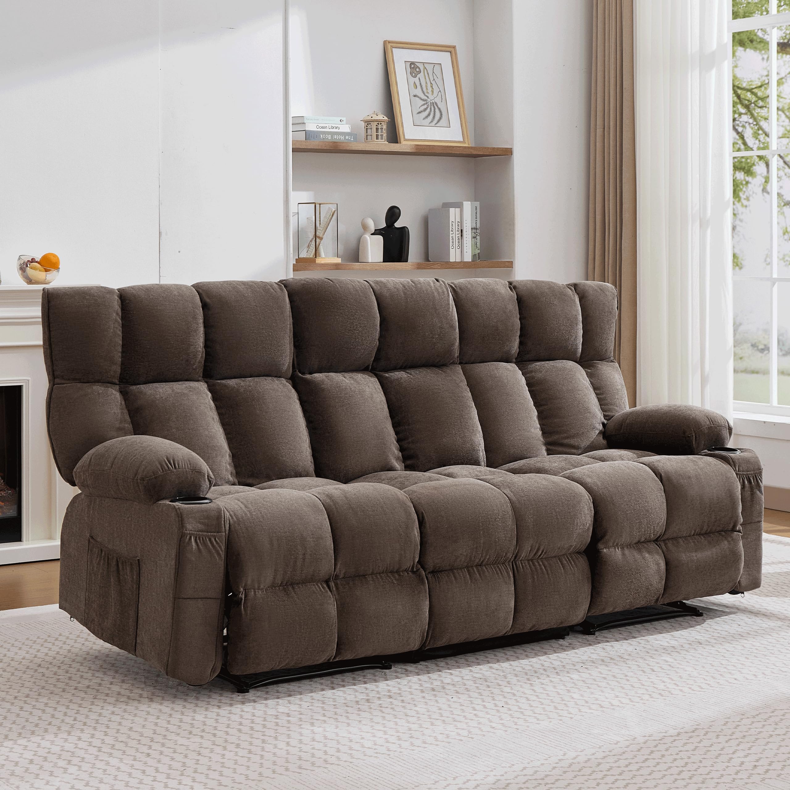 Sofetura Oversized 3-Seater Recliner Sofa