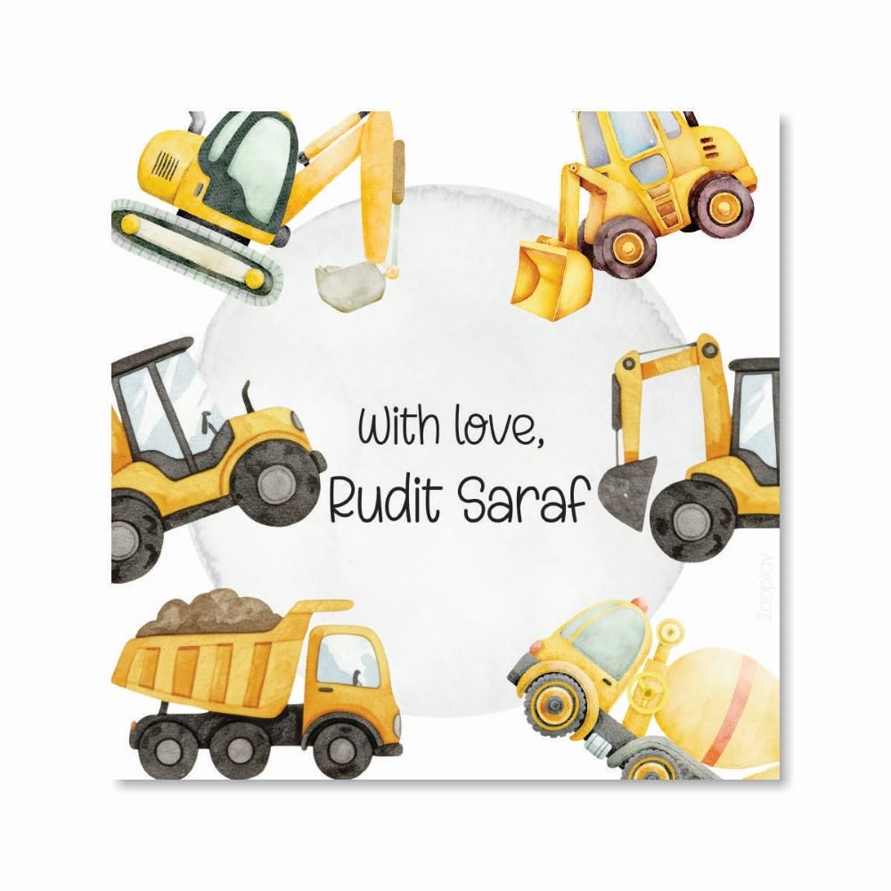 Personalized Printed Message/Name/Quote Gift TLabels/Card/Label for Party, Wedding, Birthday, Return Gift, Thank You (Pack of 24) (Build & Play)