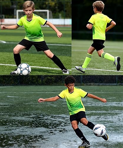 Miniatura 7 de Camiseta de fútbol para niños, camiseta y pantalones cortos de entrenamiento para equipo deportivo