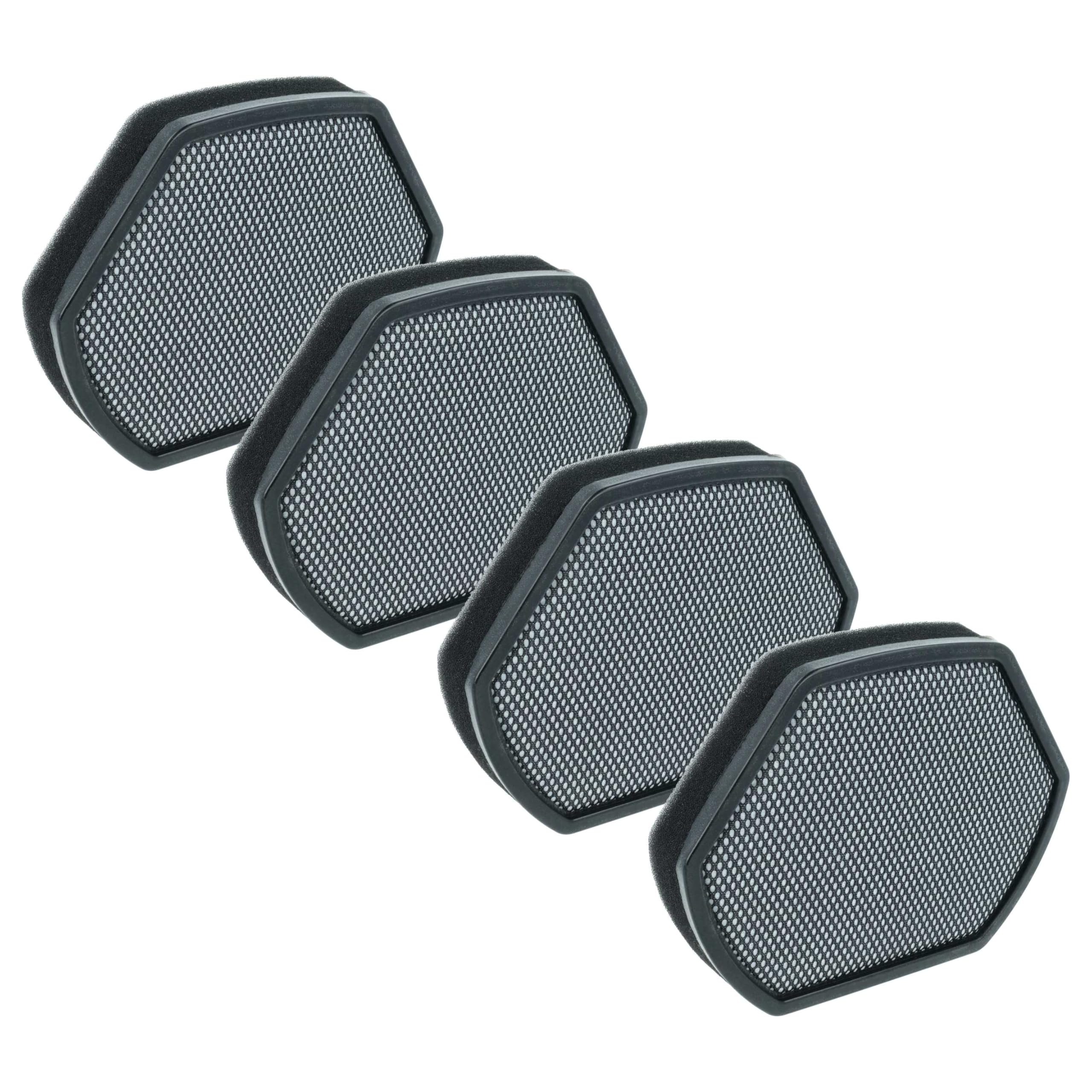 vhbw 4x Filtro de aspiradora compatible con Bosch BGS 21WX100/02