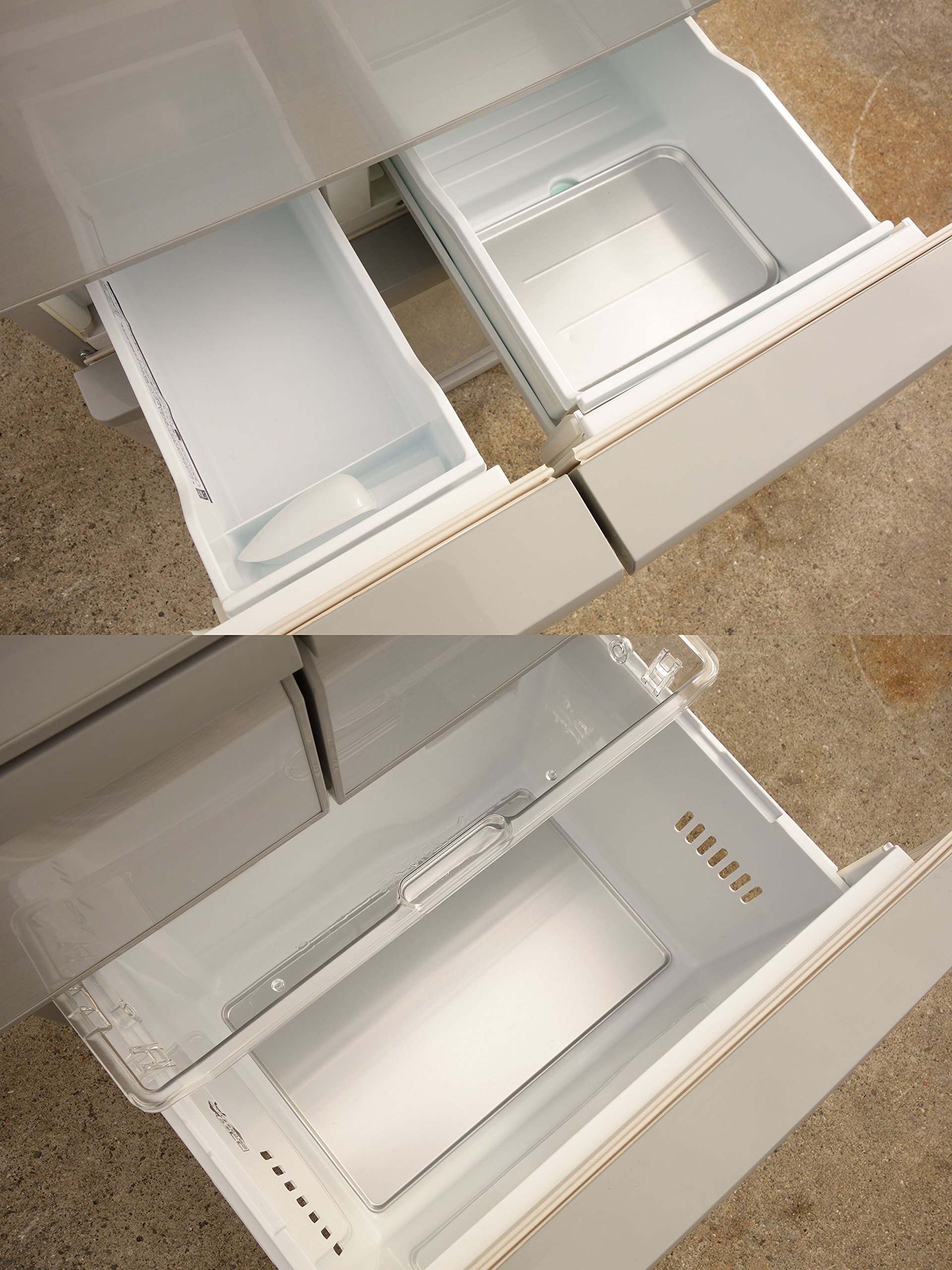 Amazon.co.jp: TOSHIBA GR-E43G(SS) VEGETA 427L Freezer Refrigerator 