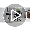 Executive Leather Office Chair, Ergonomic Office Chair with Adjustable Lumbar Support,High Back Computer Desk Chair, Flip-up Arms, Swivel Rolling Home Office Work Chair for Adults, Men, Women (Black)