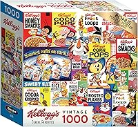 Vista 2 de RoseArt - Kellogg's - Favoritos de cereales - Rompecabezas de 1000 piezas para adultos