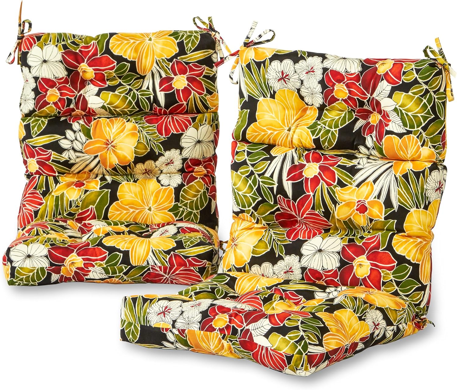 Greendale Home Fashions Outdoor High Back Chair Cushion