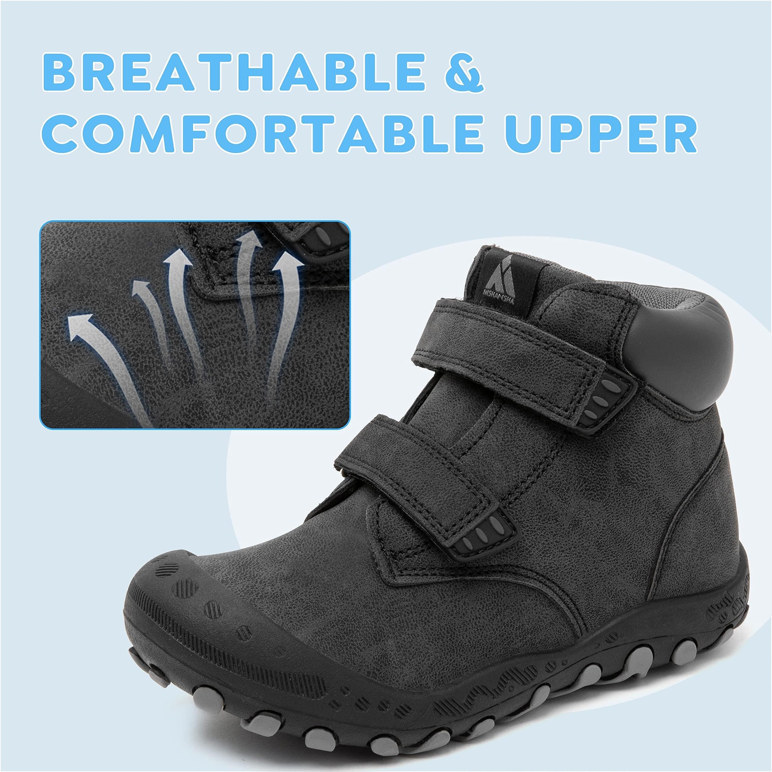 Mishansha Zapatillas de Senderismo para Niños Antideslizante Niños Niñas Botas de Trekking Ligeras Deportivas Tallas 24-38 EU