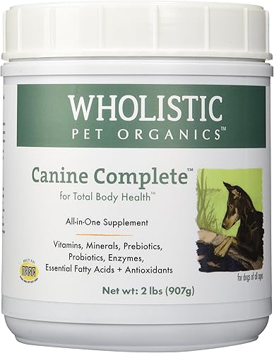 Miniatura 4 de Wholistic Pet Organics Multivitamínico para perros orgánico suplemento de alimento casero para perros multivitamínico para perros con probióticos