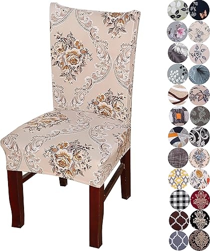 Vista 53 de Fundas de terciopelo para sillas de comedor, elásticas, súper suaves, fundas de asiento para sillas Parson, protectores para fiestas, protección