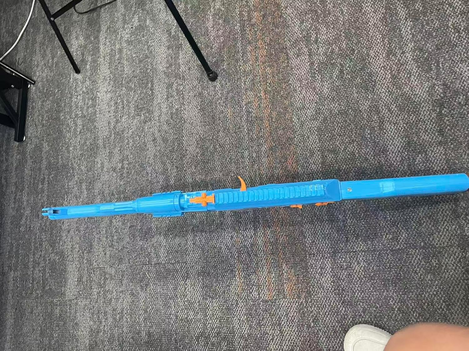 AK-47 Style Soft Bullet Toy Gun Rifle, Semi-Auto & Manual Modes with Shell Ejecting Action, Foam Dart Launcher Toy Blaster, Outdoor Party Games Christmas Birthday Gift for Teens 14+ (Blue)