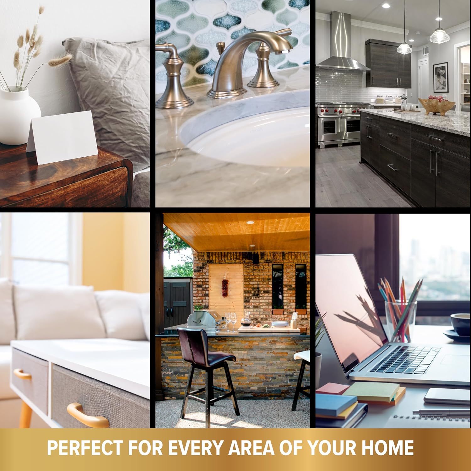 Stain Proof Daily Countertop Cleaner - 1 Pint, RTU Spray Bottle, Granite Cleaner and Polish, Countertop Sealer for Granite, Marble & Natural Stone, Quartz & Porcelain Countertops & Vanities