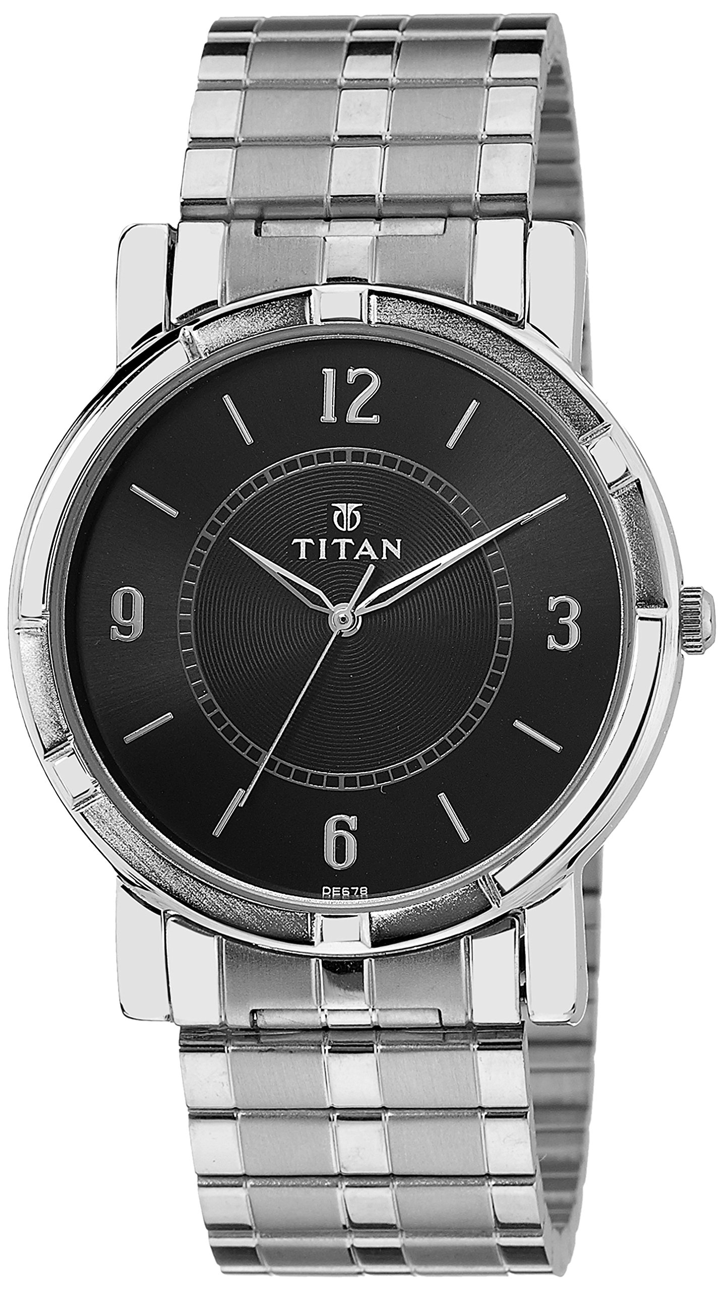 TitanAnalog Black Dial Men's Watch-NK1639SM03