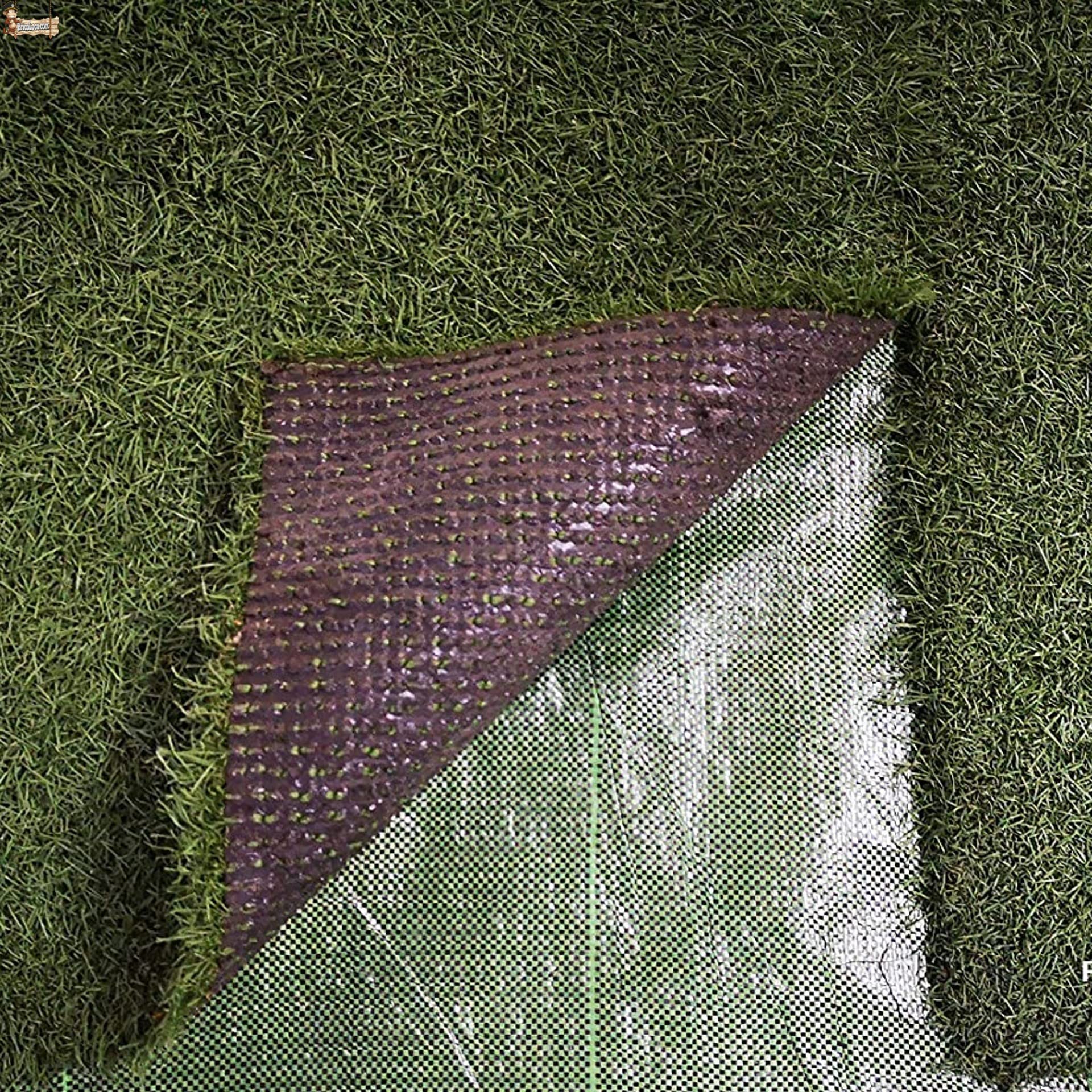 BricoLoco.com Manta Malla antihierba Verde para Agricultura, jardín, huerto,Camping, césped Artificial. 105 grs./m2. Tela en Rafia de Polipropileno 100%. (50, 1)