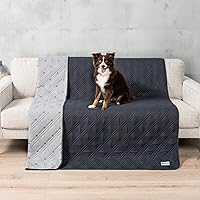 Vista 1 de PetAmi Funda impermeable para sofá para perros, funda reversible para muebles, protector de sofá para cama de mascotas y gatos, manta lavable, funda
