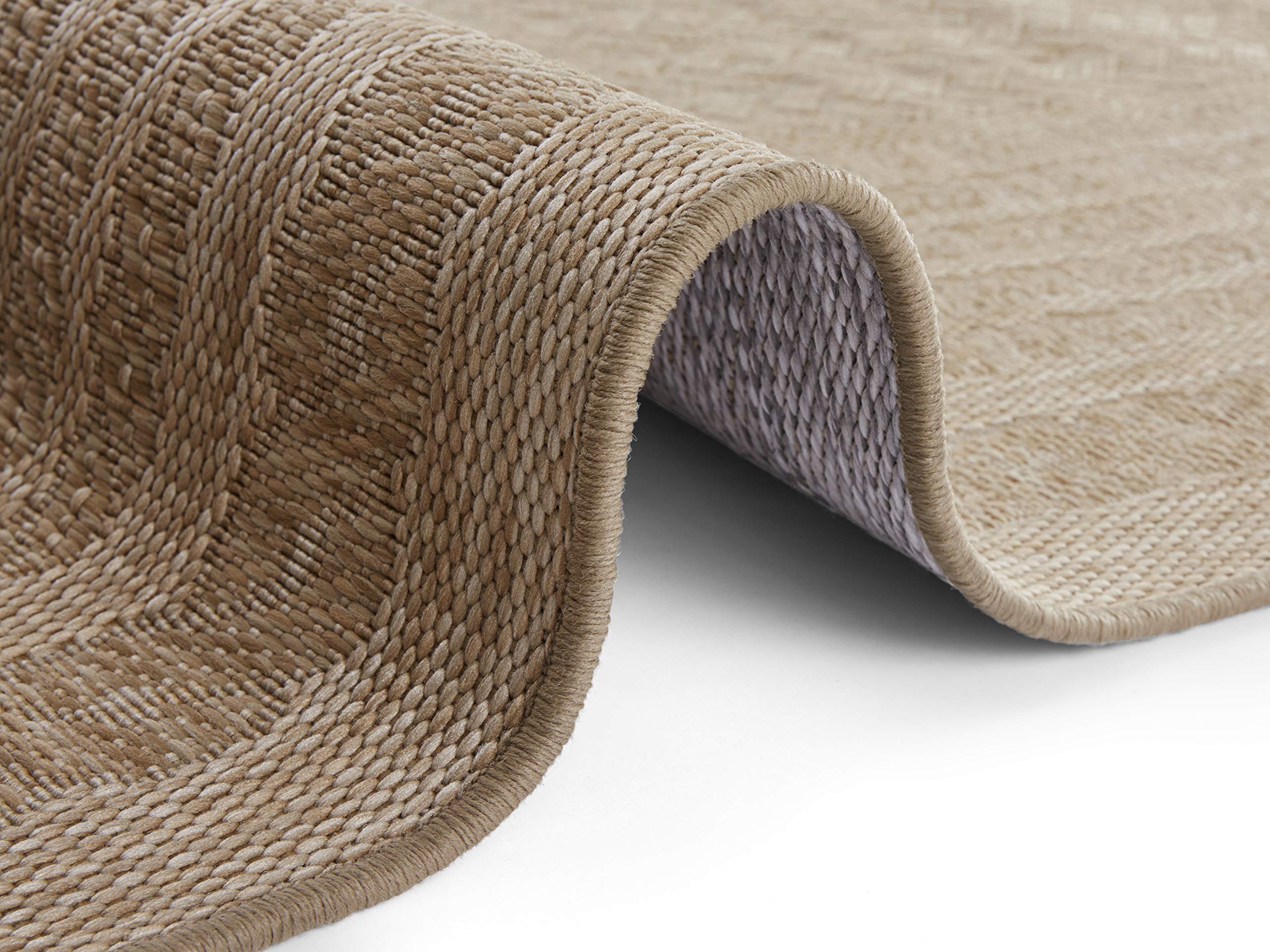 bougari Limonero Tapis d'intérieur et d'extérieur, Beige/Marron, 160 x 230 cm