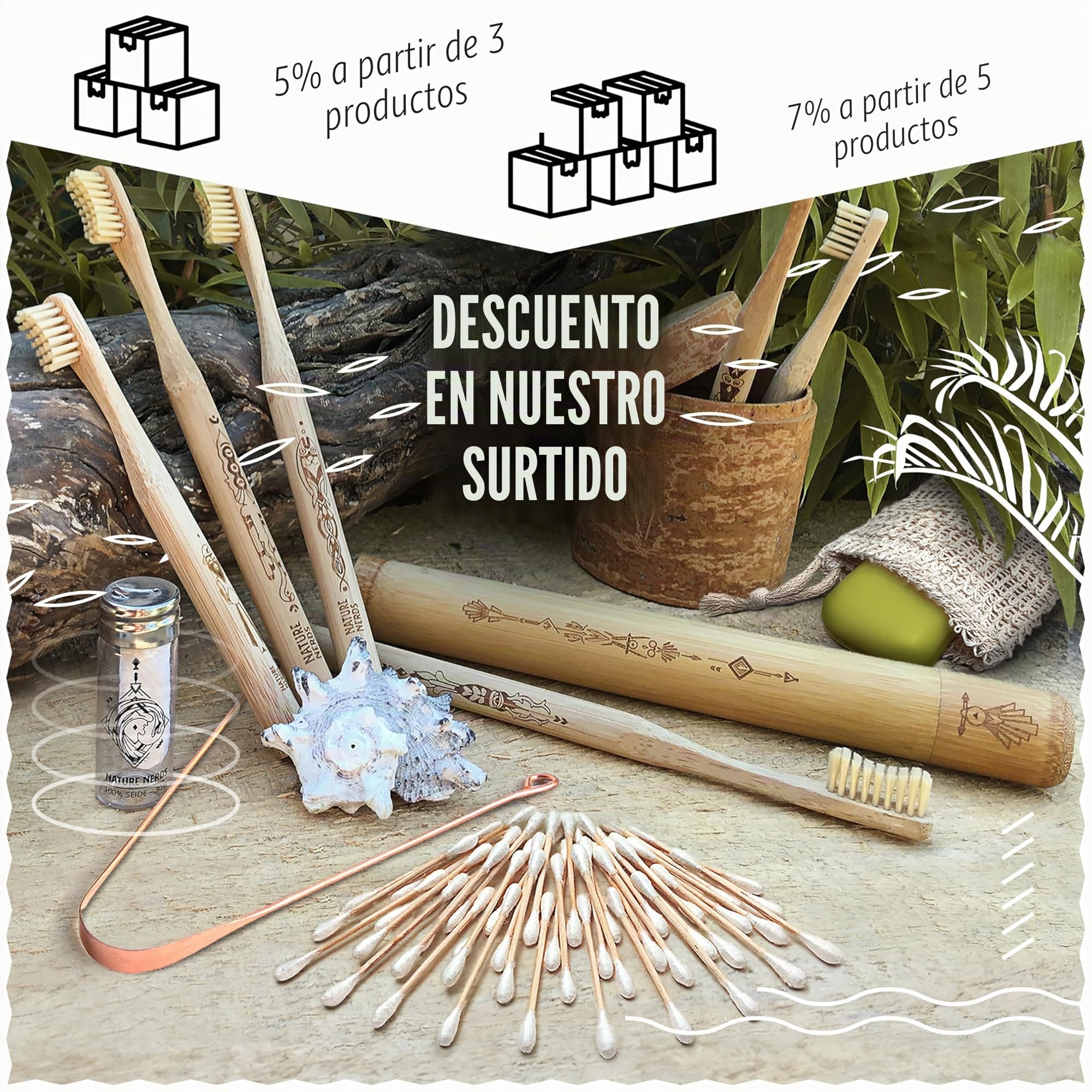 Nature Nerds - pajillas para beber reutilizables de acero inoxidable (10 piezas + cepillo de limpieza) popotes, tubos para beber - empaquetado sin plástico - (recto)