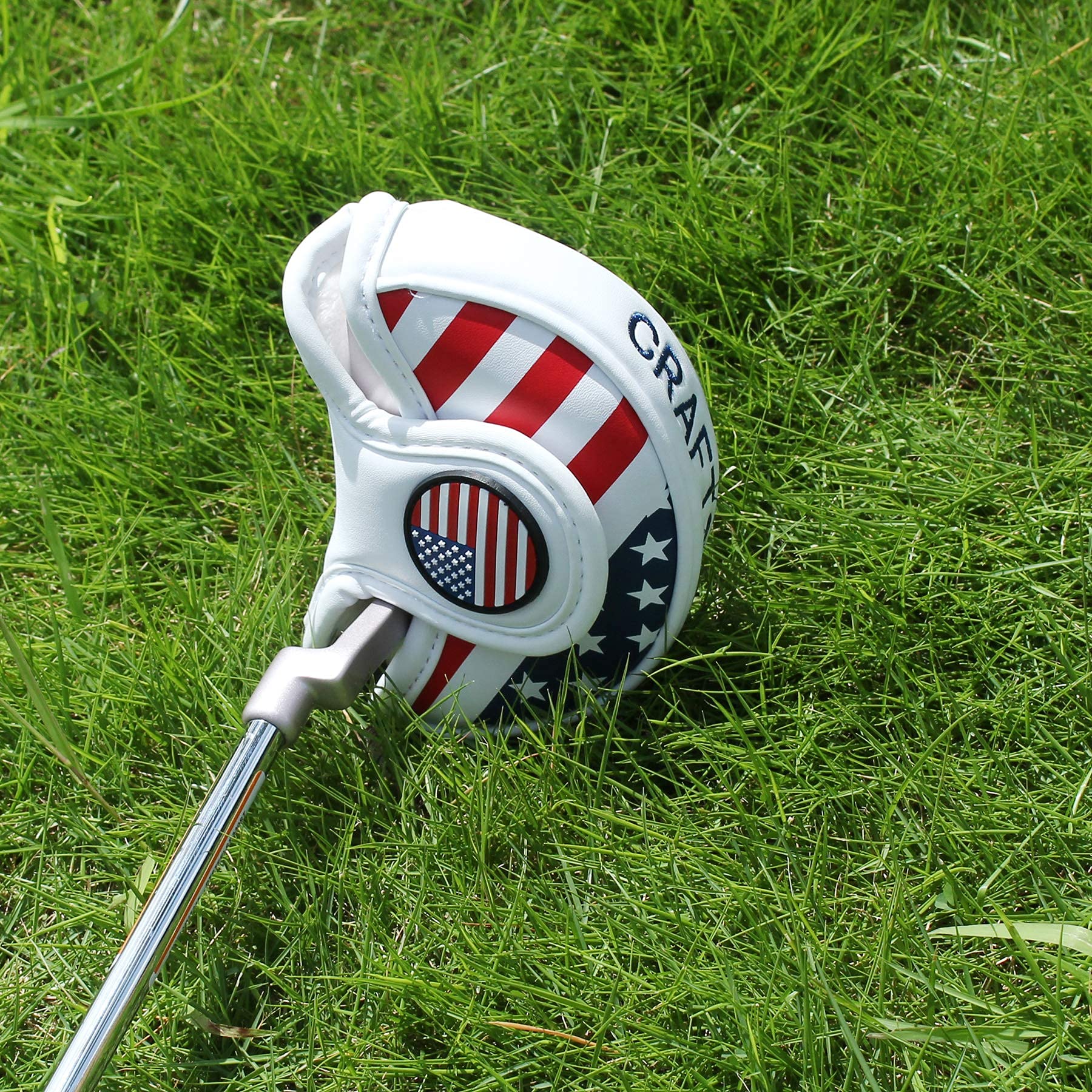 Amazon.co.jp: Craftsman Golf 星条旗 USA ミッドマレットパターカバー 