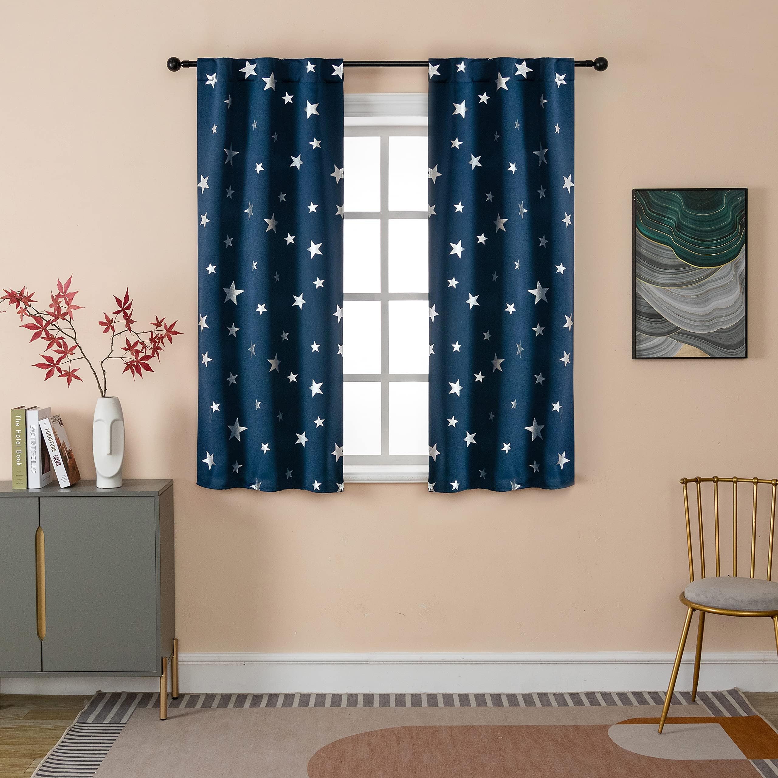 RTREES 2 Pezzi Tende Oscuranti Per Interni In Velluto Con Occhielli - Foto 10