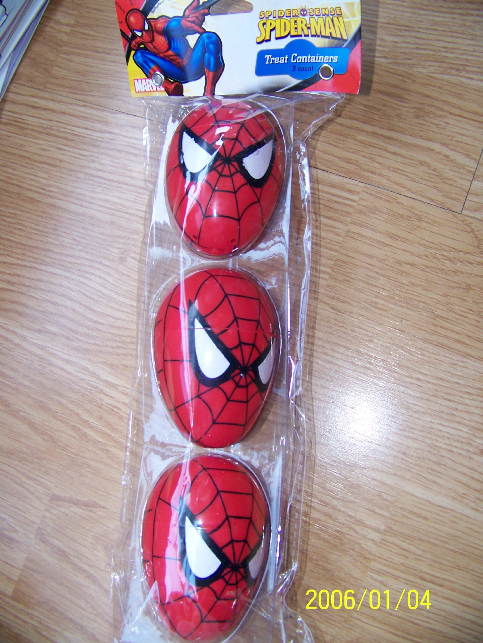 Marvel Spiderman Easter Egg Treat Containers - pack of 3