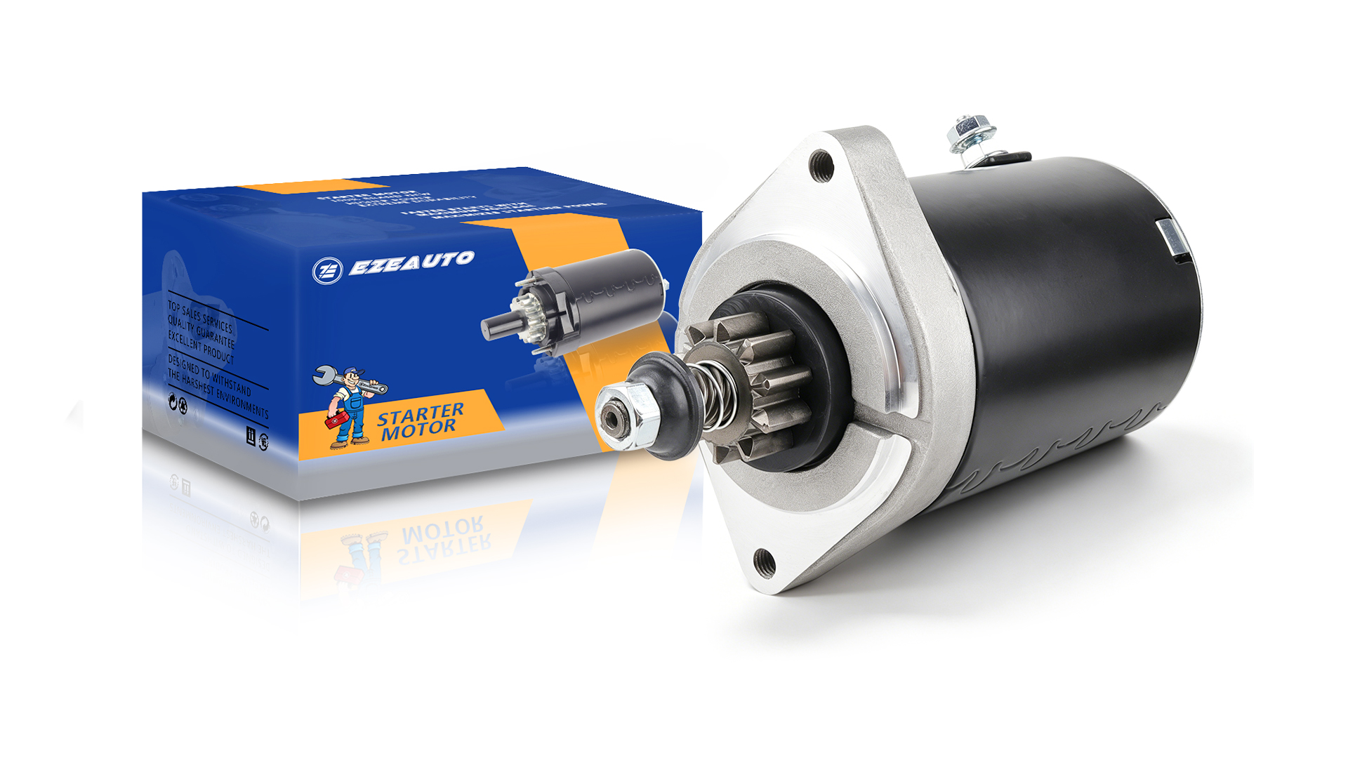 Image of Ezexpreze 21163-0749 21163-0711 Starter for Kawasaki FR730V FR691V FR651V FR600V FS691V FS651V FS541V, Cub Cadet Z-Force 48 54 60 RZT46 RZT50 LTX1046 LTX1050