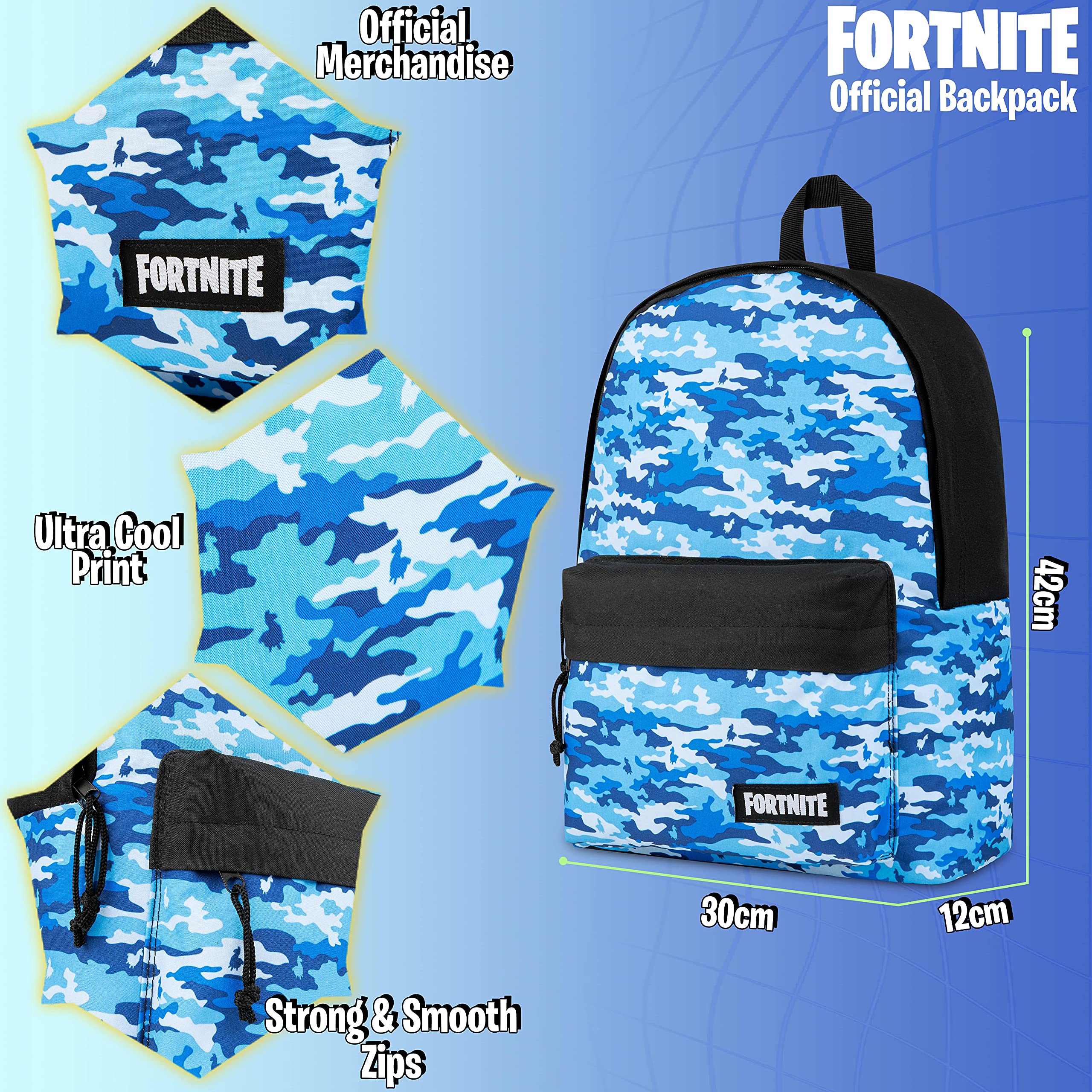 Buy Fortnite Backpack For Boys, Children School Bag, Camouflage Bags