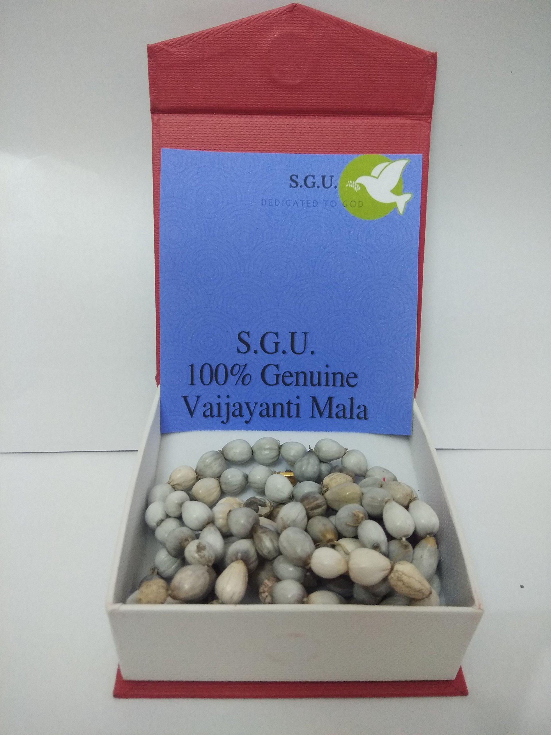 S.G.U. Original White Vaijayanti Mala with Rudraksha Bead for Vashikaran, Attraction and Devi Siddhi (B06XFGHT9L) Amazon Price History, Amazon Price Tracker