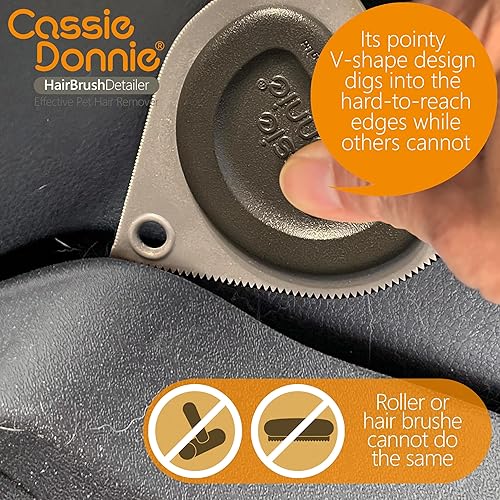 Miniatura 4 de Mini detallador de pelo de mascotas, removedor de pelo de mascotas para sofá, cama, sofá, suministros de detalles automáticos para el interior del