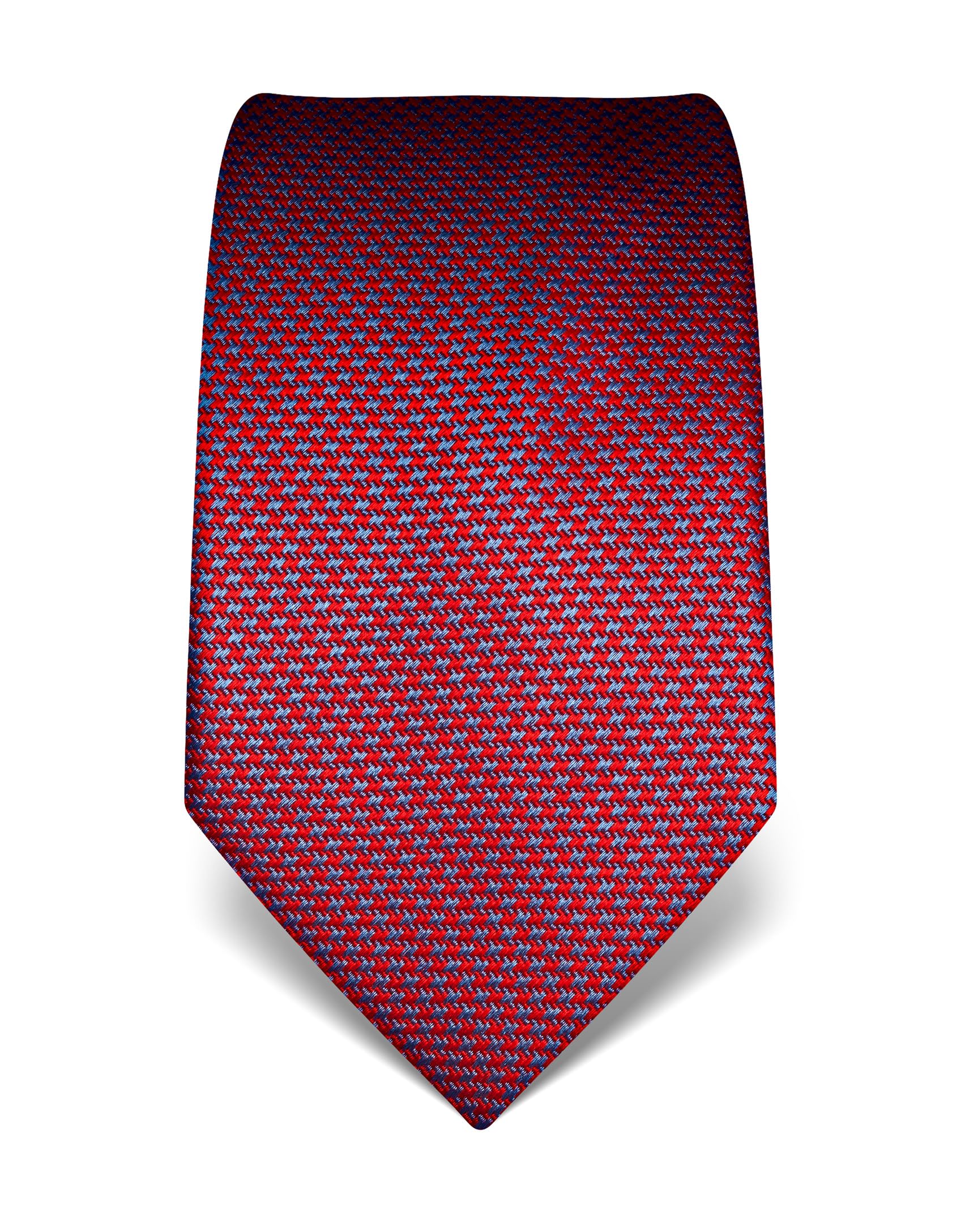 Vincenzo Boretti Herren Krawatte reine Seide Hahnentritt Muster edel Männer-Design zum Hemd mit Anzug für Business Hochzeit 8 cm schmal/breit